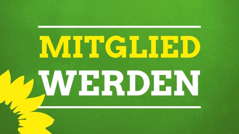 Mitglied werden! Partei ergreifen!