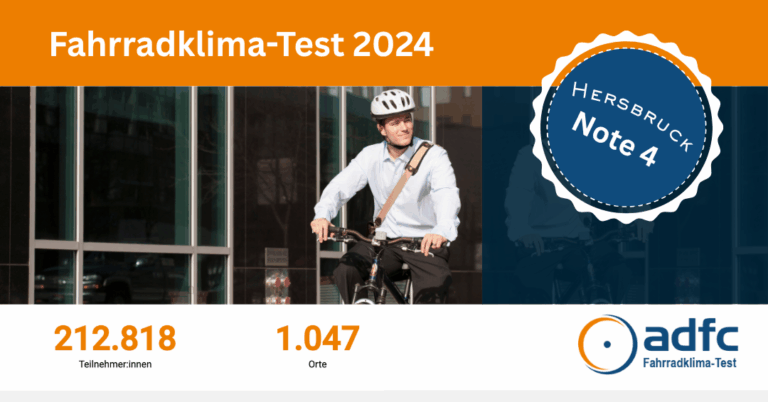 Fahrradklima-Test: Note 4 – Wirklich ausreichend?