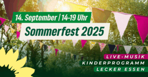 Grünes Sommerfest 14.09.25 OV Hersbruck