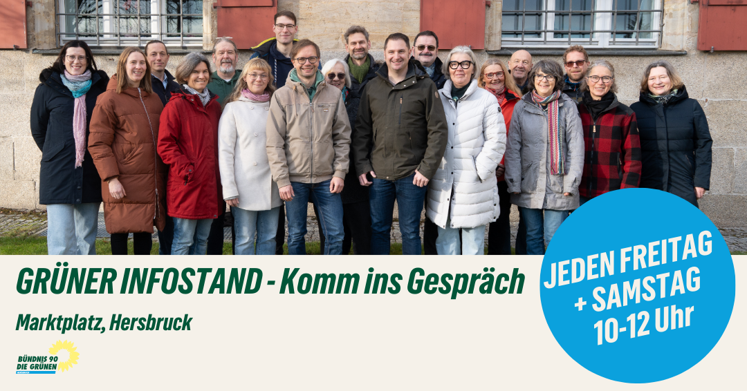 Grüne Infostände zur Kommunalwahl 26