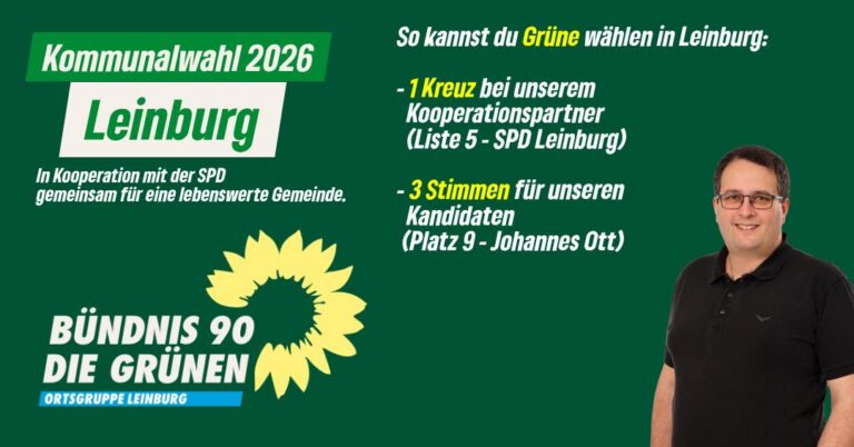 Grüne wählen in Leinburg – so funktioniert es